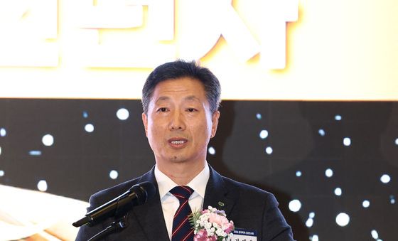 신년사하는 전대욱 한국수력원자력 사장 직무대행