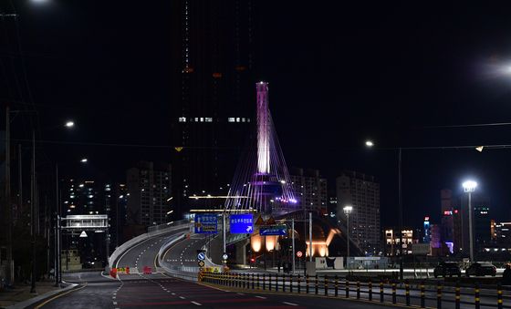 임시 개통 앞둔 포항 해오름대교