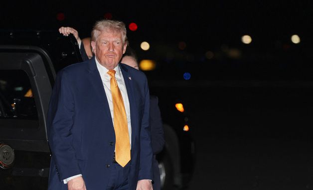 [포토] 워싱턴으로 복귀하는 트럼프 대통령