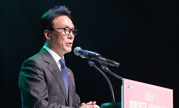 신년 축사하는 김민석 총리