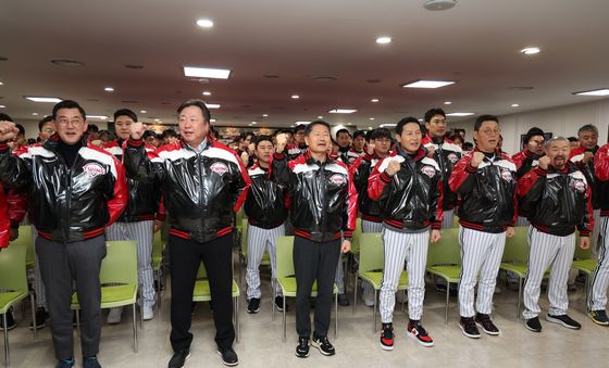 파이팅 외치는 LG트윈스