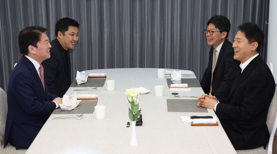 오세훈·안철수, 현안 논의 회동