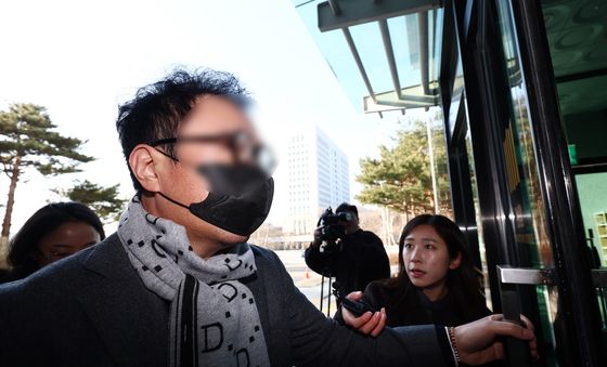 쌍방울 불법 대북 송금 사건 관련 검찰 출석하는 쌍방울 전 이사