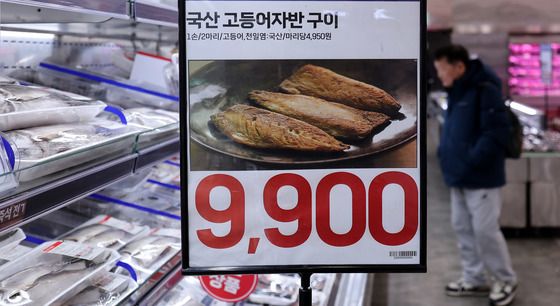고등어 가격 급등에…정부, 최대 60% 할인 지원