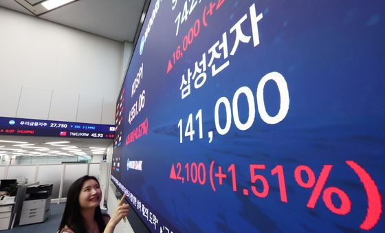 14만원대 돌파한 삼성전자