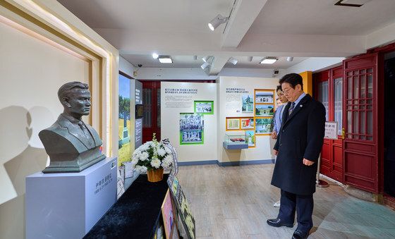 윤봉길 의사 기념관 찾은 이재명 대통령