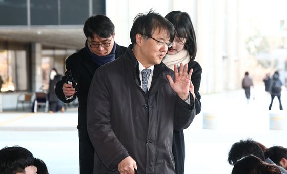 고검 첫 출근하는 김태훈 합수본부장