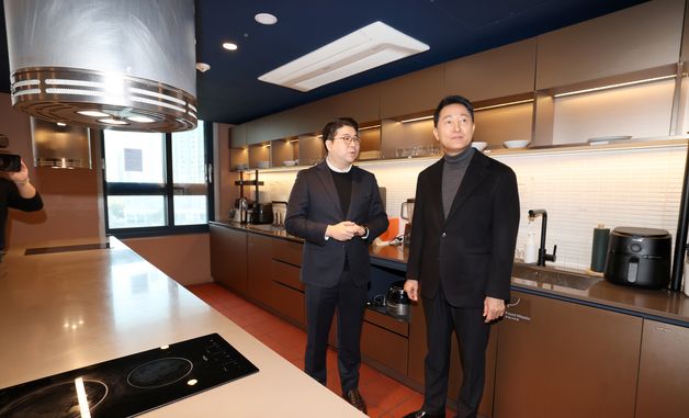 오세훈 서울시장, 기업형 민간임대주택 현장방문