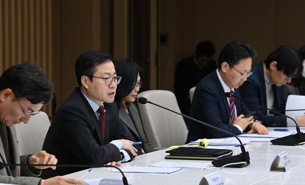 발언하는 여한구 통상교섭본부장