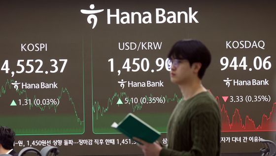 코스피 상승, 코스닥 하락 마감