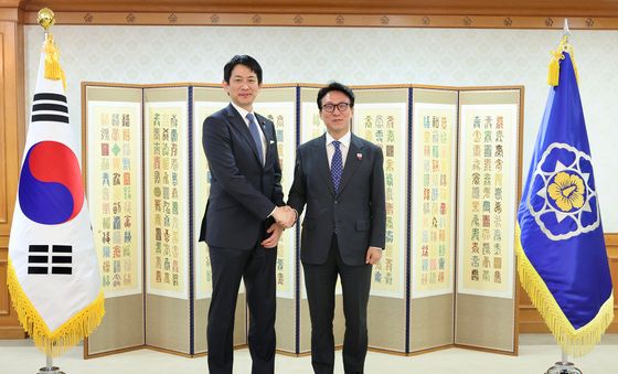 김민석 국무총리, 고바야시 다카유키 日 자민당 정무조사회장 접견