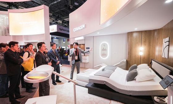 CES 2026 세라젬 전시관, 과기정통부 차관 등 국내외 인사 방문