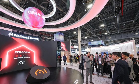 CES 2026 세라젬 전시관, 과기정통부 차관 등 국내외 인사 방문