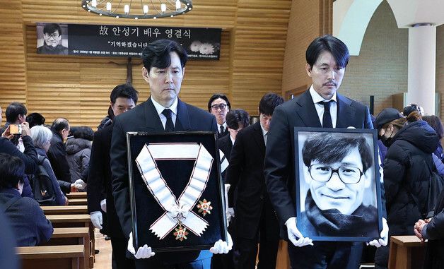 고 안성기 배우 영결식