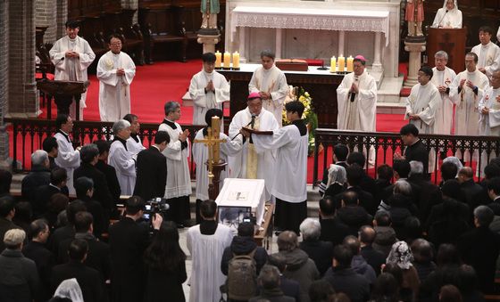 故 안성기 배우 장례미사