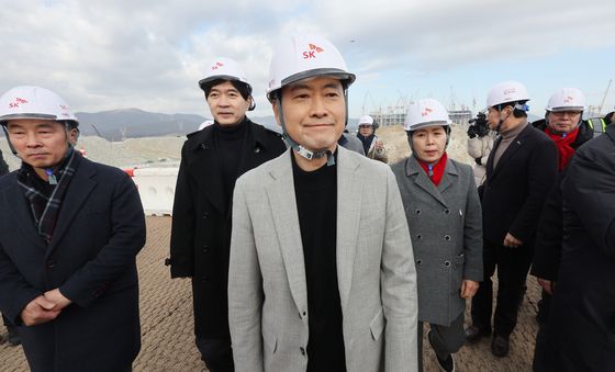 용인반도체클러스터 산단 공사현장 둘러보는 장동혁