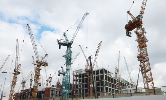 공사 진행 중인 용인반도체클러스터 산단 공사현장