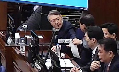 '내란 우두머리' 구형 결심공판 참석한 윤석열 전 대통령