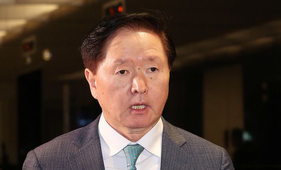 10대그룹 사장단 간담회 참석하는 우기홍 부회장