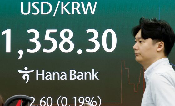 달러원 환율 상승 중