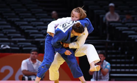 유도 김지수, 8강 아쉽게 탈락
