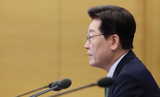 '수석보좌관회의' 발언하는 이재명 대통령