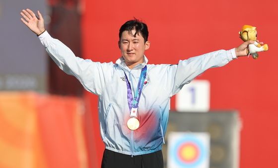김종호, 한국 첫 AG 양궁 컴파운드 남자 개인전 '금'