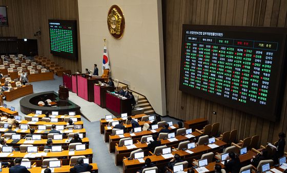 야당 반대 속 본회의 통과하는 산업안전보건법 개정안