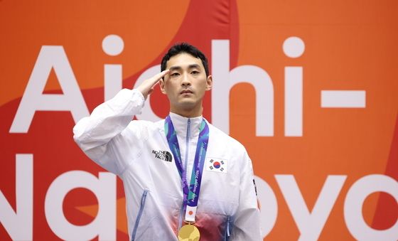 상병 윤규성, 태권도 품새 금메달…조기 전역