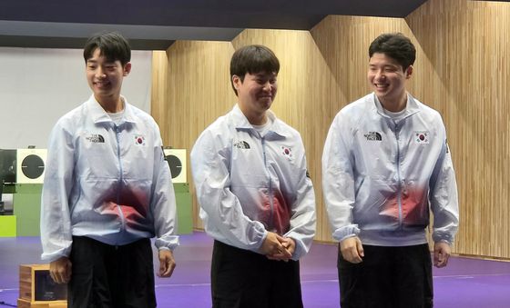 남자 속사권총, 중국 꺾고 금메달