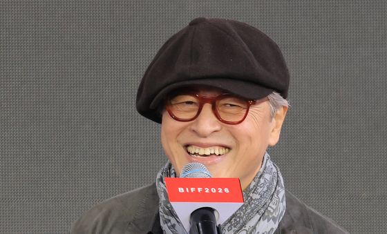 BIFF 찾은 권해효, 아들과 함께 왔어요