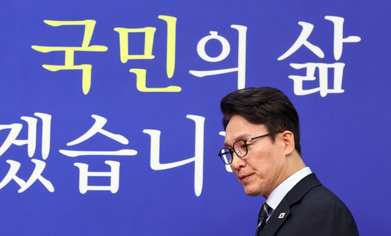 최고위 참석하는 김민석 대표