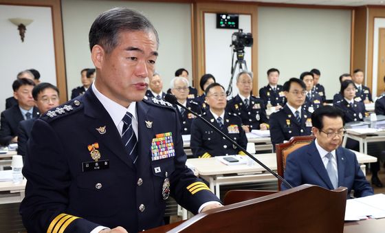 [국감] 김종철 경찰청장 직무대행, 국감 인사