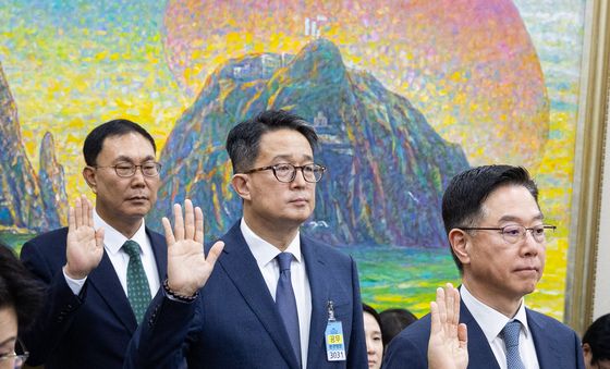 [국감] 국정감사 출석한 정유사 대표들