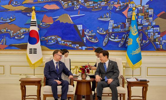 이재명 대통령, 주한리투아니아대사와 환담