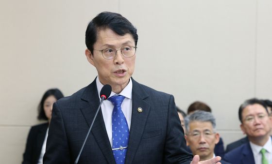 [국감] 업무보고 하는 최원호 원안위원장