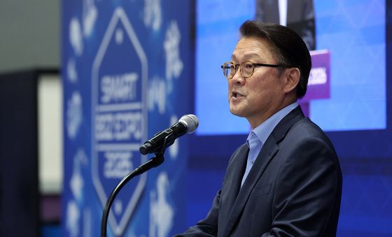 환영사하는 박승희 삼성전자 사장