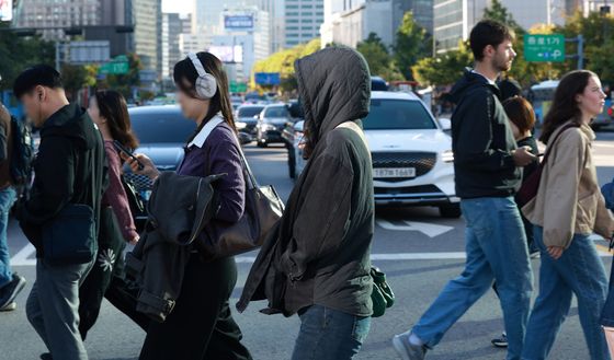 아침기온 '10도 밑으로 떨어져'