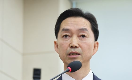 인사말하는 김지용 중수청장 후보자