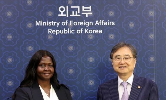 조현 외교부 장관, 남수단 대통령 특사 접견