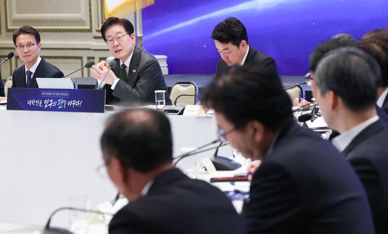 인구전략 비전 선포식 발언하는 이재명 대통령