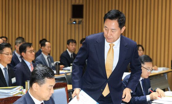[국감] 오세훈 서울시장, 국정감사 출석
