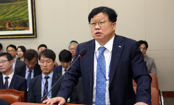 [국감] 발언하는 남광우 한국환경산업기술원장