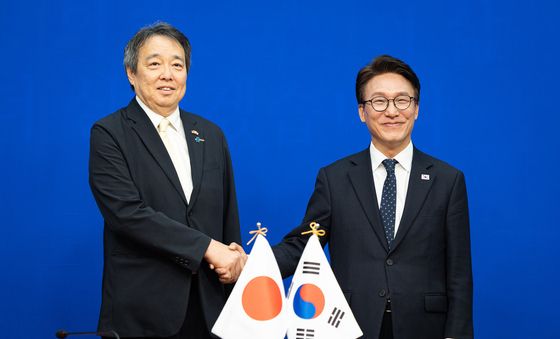 김민석 민주당 대표, 미즈시마 고이치 주한일본대사 접견