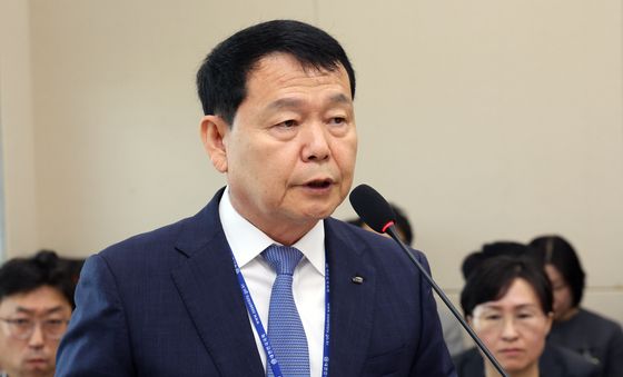 [국감] 업무보고하는 윤석대 사장