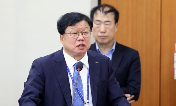 [국감] 발언하는 남광우 한국환경산업기술원장