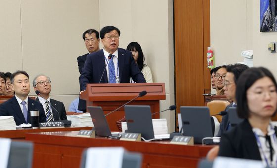 [국감] 발언하는 남광우 한국환경산업기술원장
