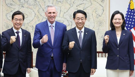 조정식 의장 '케빈 매카시 전 의장과 함께'