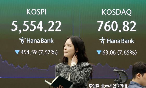 코스피·코스닥 '폭락'