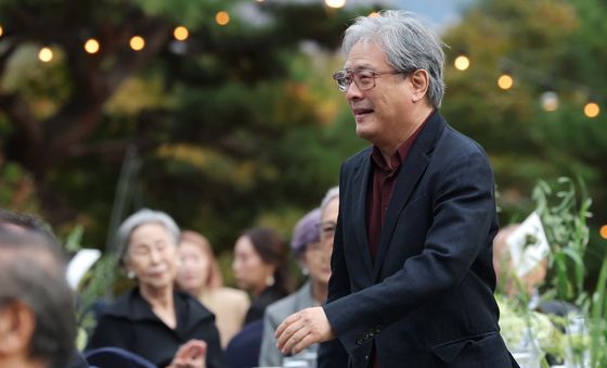 박찬욱 감독, 아름다운예술인상 참석